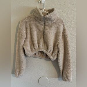Heroine Sport Cream Fleece Jacket